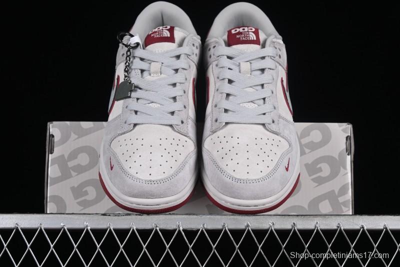 Nike Dunk Low The North Face CDG Collaboration - Grey Skateboard Shoes - DQ1098-336