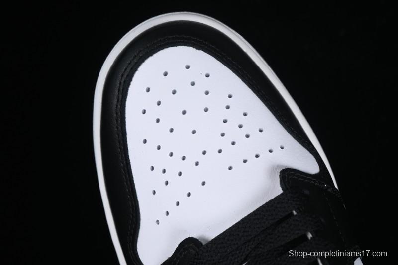 Nike Air Jordan 1 Low Retro Basketball Shoes in Mint Green and Black - 553558-131