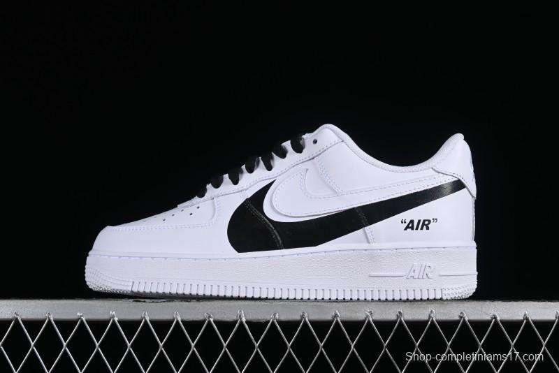 Nike Air Force 1 '07 Low Casual Sneakers with Double Swoosh Design - DD8959-100