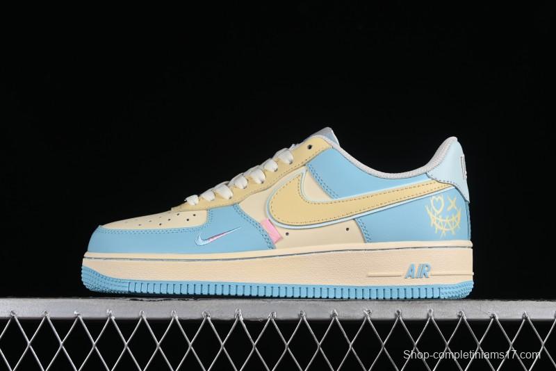 Nike Air Force 1 '07 Low Custom Casual Sneakers with Full-Length Honeycomb Air Cushion - XL2312-555