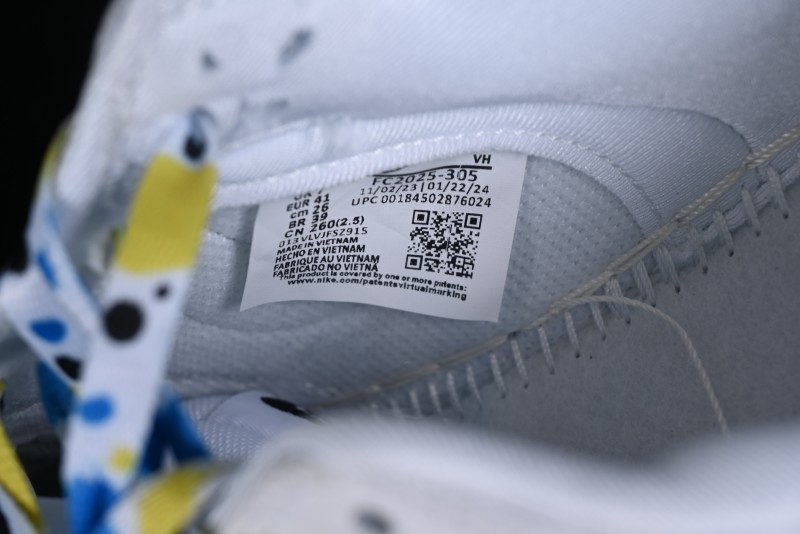 Nike SB Dunk Low Color Ink Splash Anniversary Custom Low-Top Casual Skate Shoes - FC2025-305