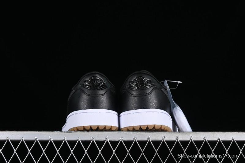 Nike Air Jordan 1 Low Golf Shoes Black Snake Pattern - DD9315-005