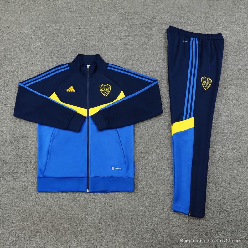 24/25 Boca Juniors Navy/Blue Full Zipper Jacket +Long Pants