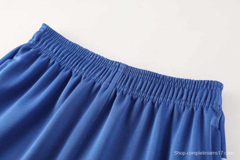 2024 Argentina Blue Full Zipper Jacket +Long Pants