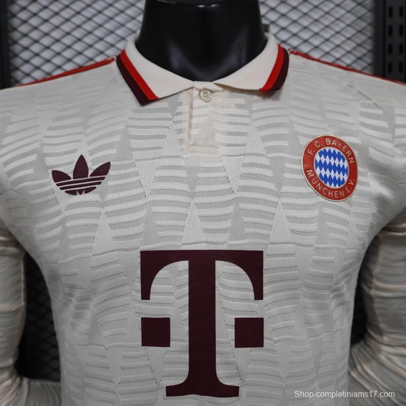 24/25 Player Version Bayern Munich Third Long Sleeve Jersey