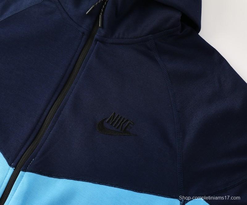 2024 NIKE Navy/Blue Full Zipper Jacket +Long Pants