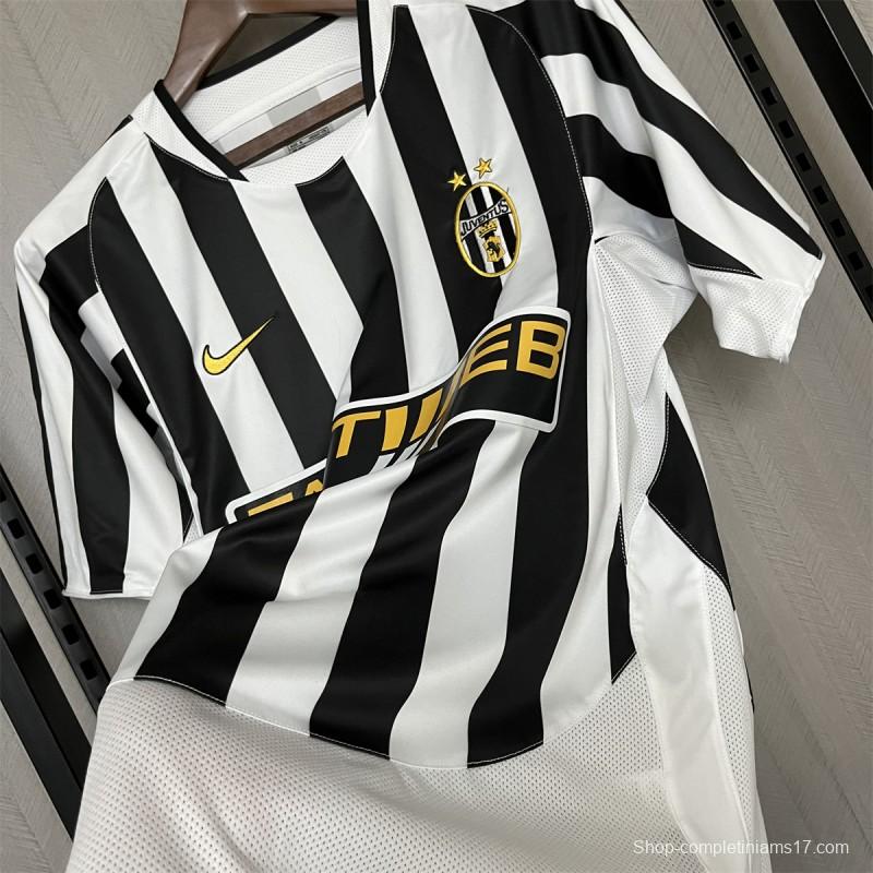 03/04 Retro Juventus Home Jersey