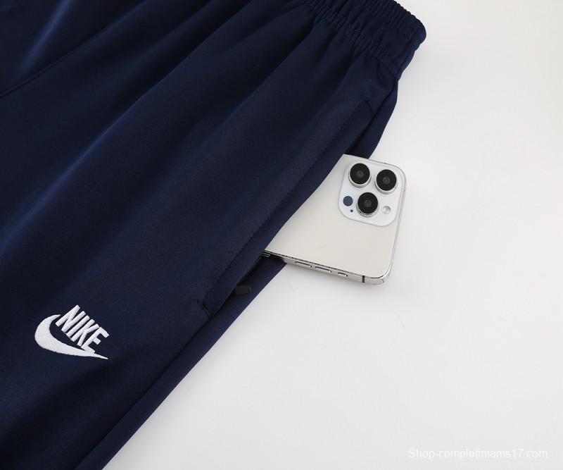 2024 NIKE Navy/Blue Full Zipper Jacket +Long Pants