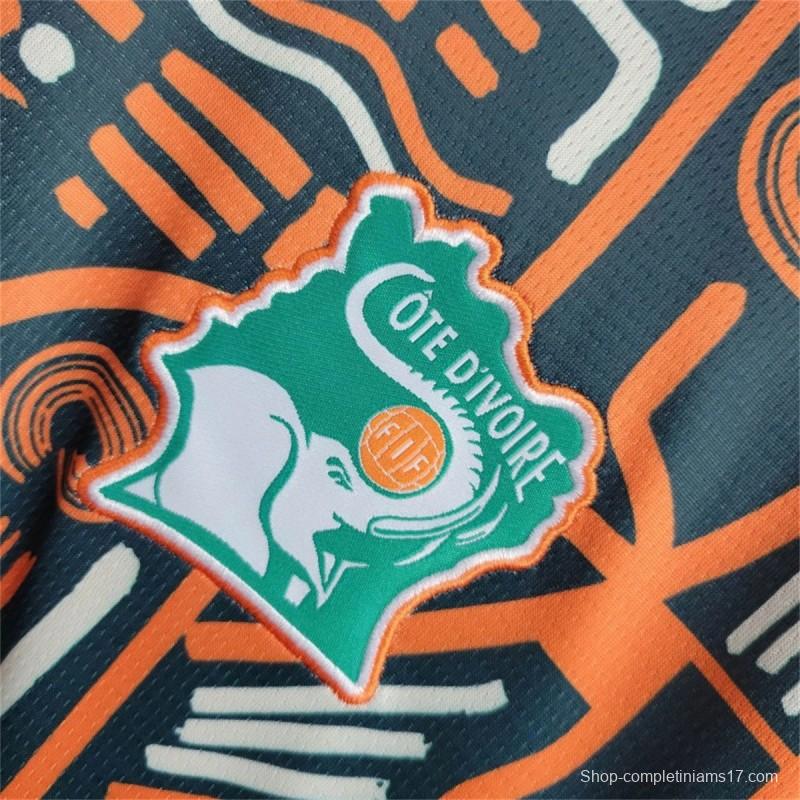 2024 Ivory Coast Pre-Match Train Jersey
