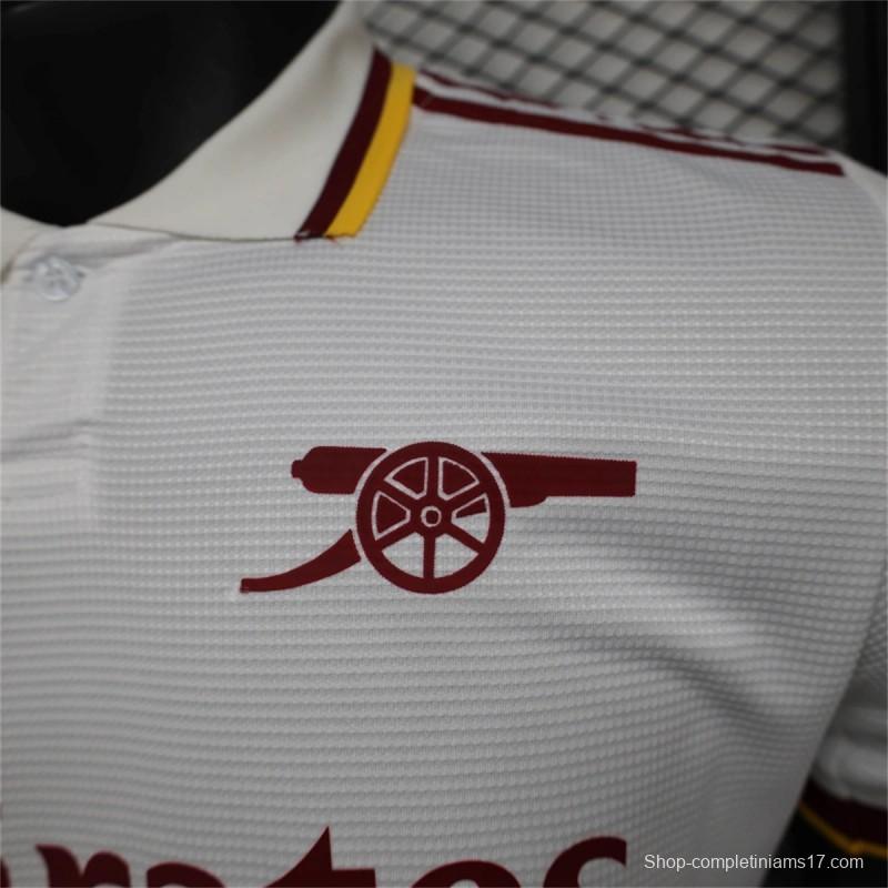 25/26 Player Version Arsenal Special WHITE POLO Jersey