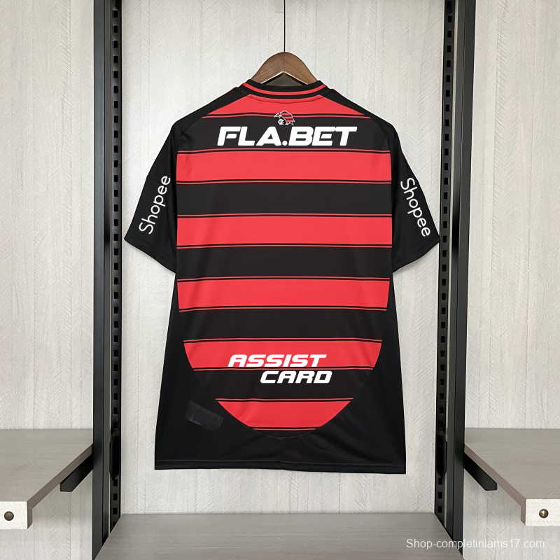 25/26 Flamengo Home All Sponsors S-XXXXL Jersey