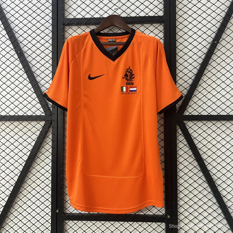 2000 Retro Netherlands Home Jersey