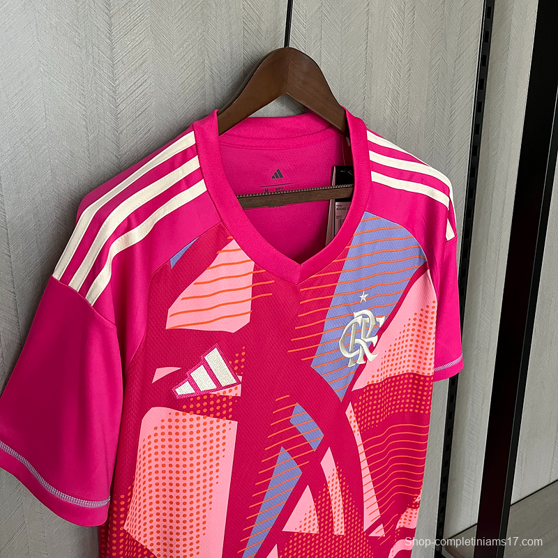 25/26 Flamengo Goalkeeper Pink Jersey S-XXXXL