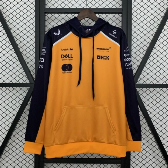2025 F1 Formula Orange/Black Mclaren Hoodie
