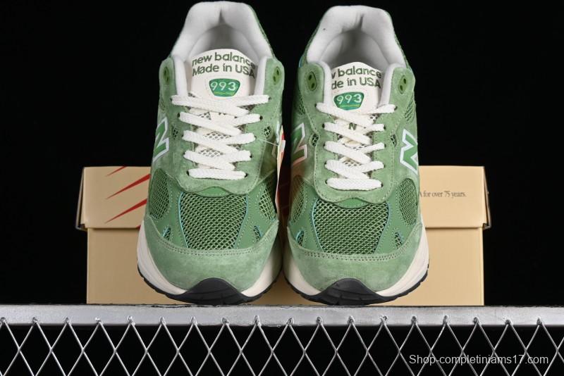 New Balance Made In USA M993 Series Classic Retro Running Shoes - U993GW