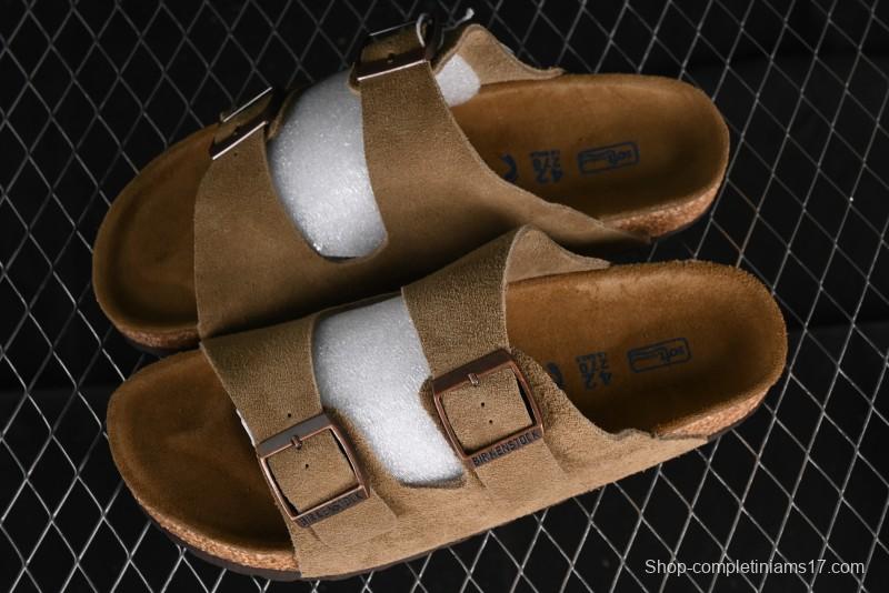 Birkenstock Birkenstock Sandals Series Soft Suede Leather with Lambswool Insole and Cork Midsole - G.D4