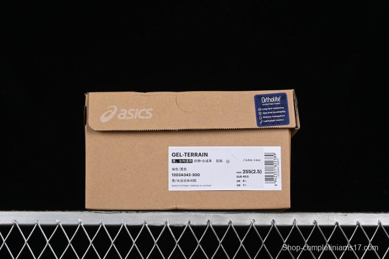 Asics Gel-Terrain Retro Breathable Casual Shoes Cushioned Men's Durable Running Sneakers - 1203A342-300