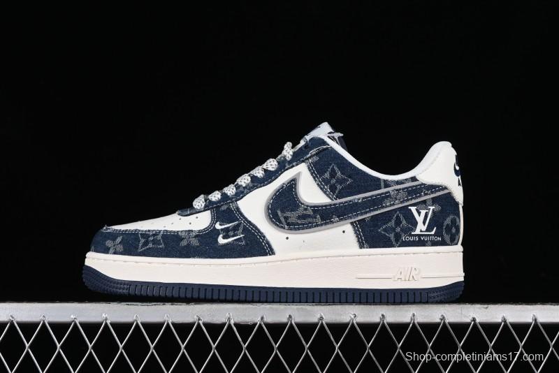 Nike Air Force 1 '07 Low LV Collaboration - Midnight Navy Low-Top Casual Sneakers - SJ2088-003