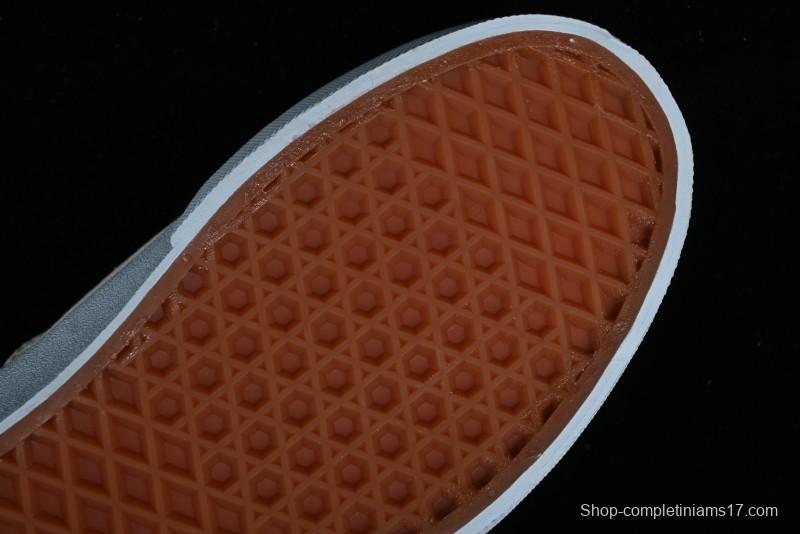 Vans Authentic White Blue Canvas Skate Shoes - VN0009PVEAK