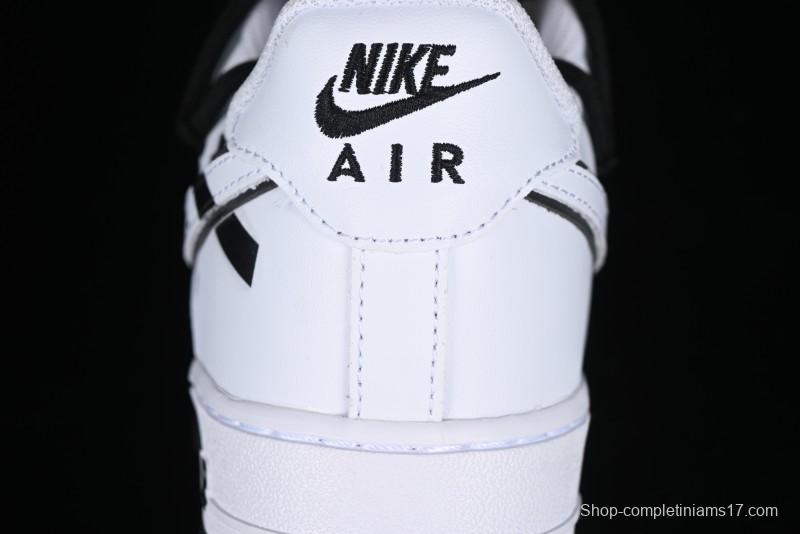 Nike Air Force 1 '07 Low Anime Theme Custom Swoosh Strap Low-Top Casual Sneakers - ZH0316-026