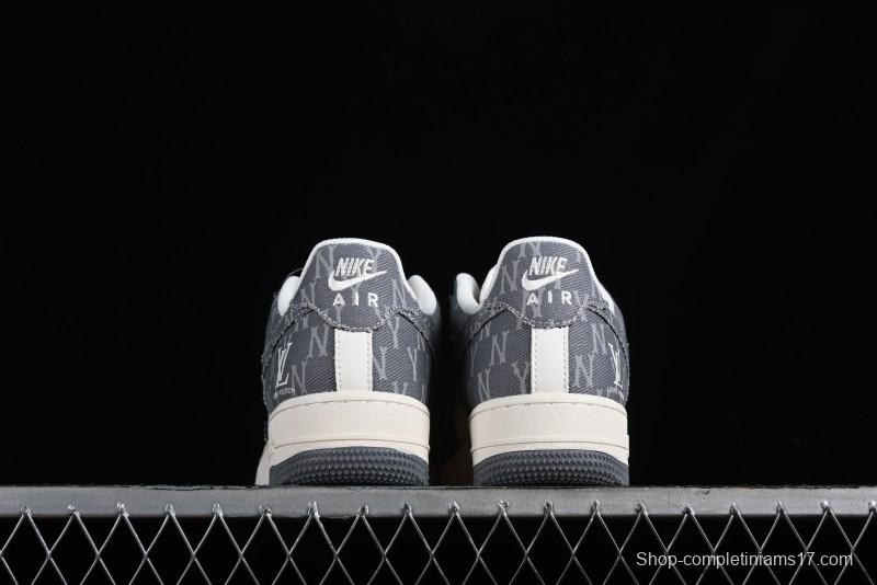Nike Air Force 1 '07 Low LV Collaboration - Grey Double Swoosh Casual Sneakers - HD1968-030