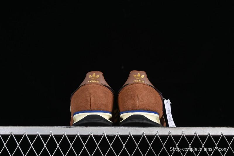 Adidas Originals SL 72 Retro Running Shoes with Nylon Upper and Suede Accents - IE3425