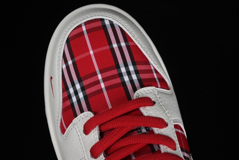 Nike SB Dunk Low Supreme - Plaid Colorway Low-Top Casual Skateboarding Shoes - SU1853-512