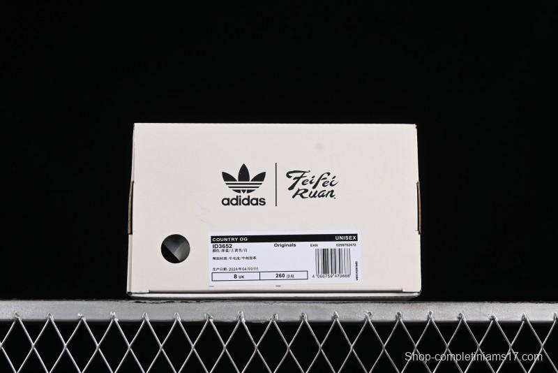 Adidas Originals OG ID3652 Feifei Ruan Retro Blue Brown Sneakers - F.D4