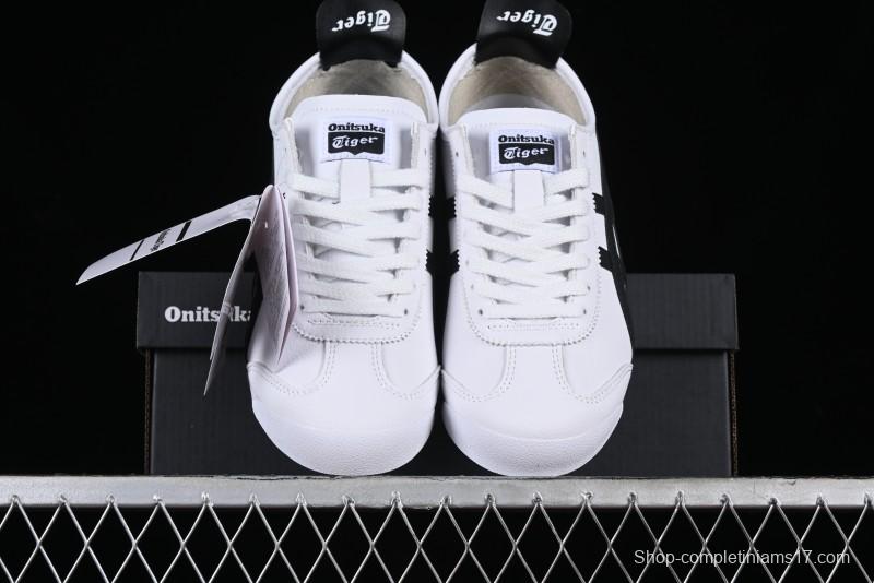 Onitsuka Tiger Mexico 66 Low-Top Leather Sneakers for Casual Running - D508K-0190