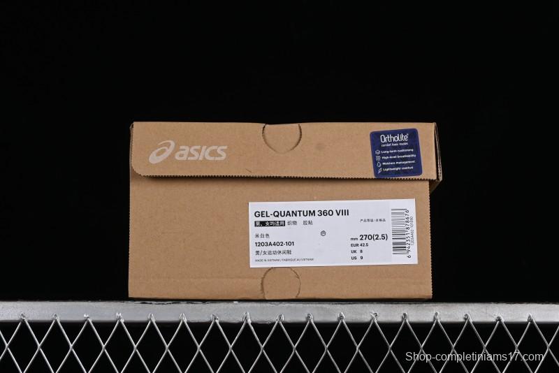 Asics Gel-Quantum 360 VIII Retro Breathable Casual Shoes with 360° GEL Cushioning for Men - 1203A402-101