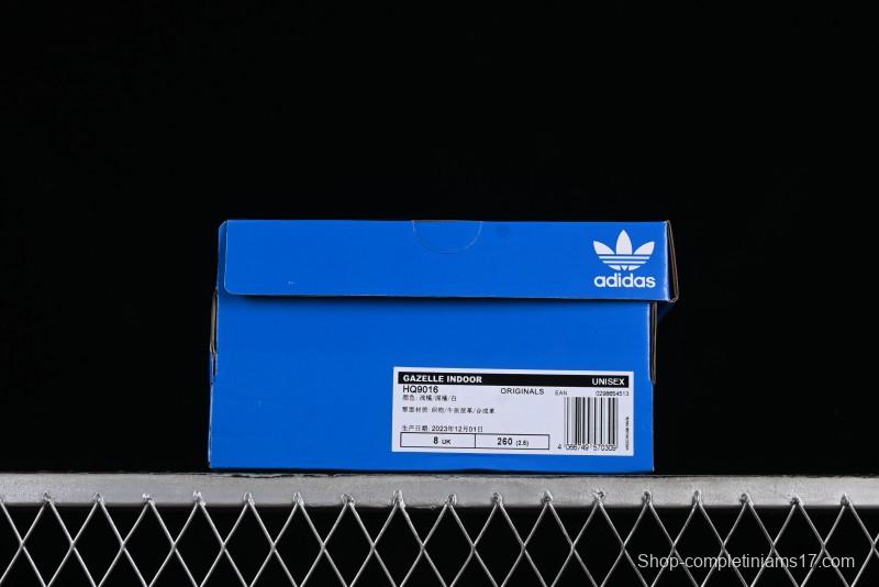 Adidas Originals Gazelle Indoor HQ9016 Retro Casual Slip-Resistant Low-Top Sneakers