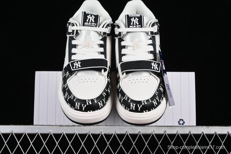 MLB Chunky Liner New York Yankees Hook & Loop Lightweight Platform Sneakers with 6cm Height Increase - 3ASXLM13N50BKS