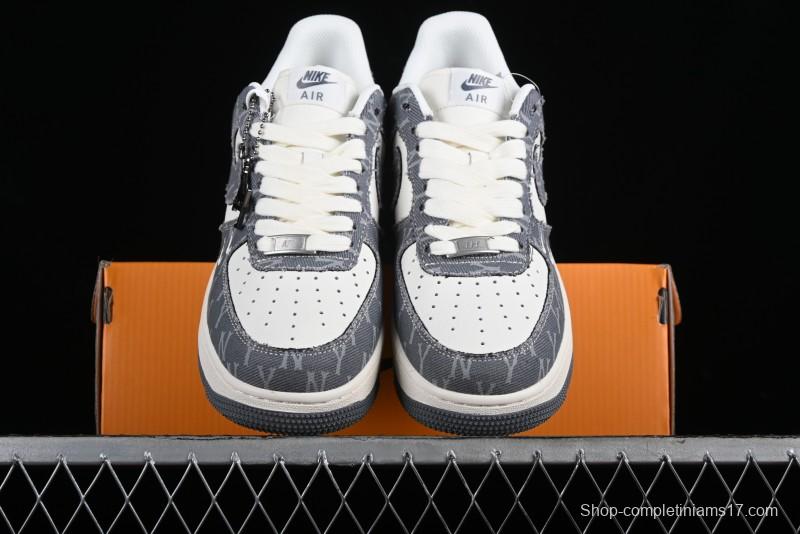 Nike Air Force 1 '07 Low LV Collaboration - Grey Double Swoosh Casual Sneakers - HD1968-030