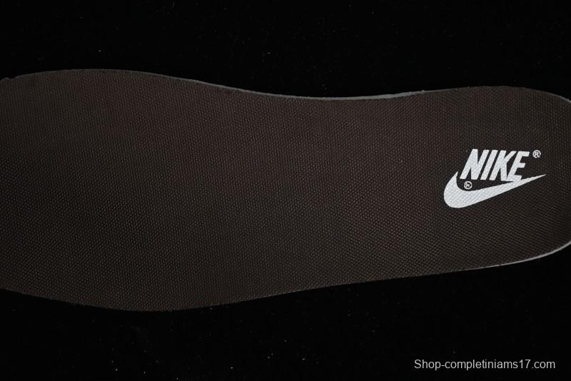 Nike SB Dunk Low LV Collaboration - Checkerboard Brown Monogram White Swoosh Anniversary High-End Custom Low-Top Casual Skate Shoes - SJ2068-255