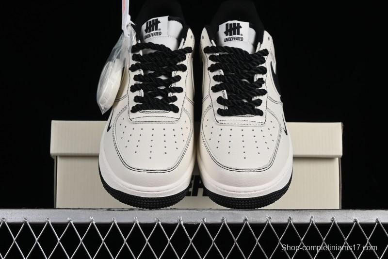 Nike Undefeated Air Force 1'07 Low Casual Sneakers with Custom Leather & Reflective Details - UT2023-201