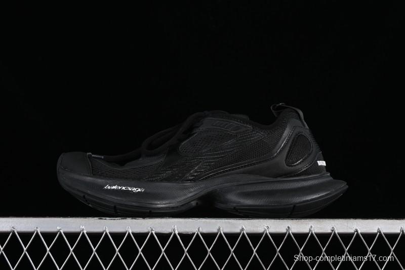 Balenciaga Circuit Lightweight Distressed Print Round Toe Fashion Casual Sneakers - WFLGY1000