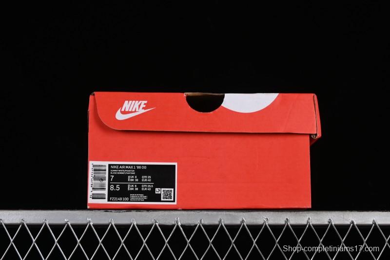Nike Air Max 1 Retro Running Shoes with Half-Sole Air Cushion - FZ2149-100