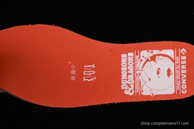 Converse Chuck Taylor High Top Casual Sneakers with Dungeons & Dragons 50th Anniversary Collaboration Design - A09883C