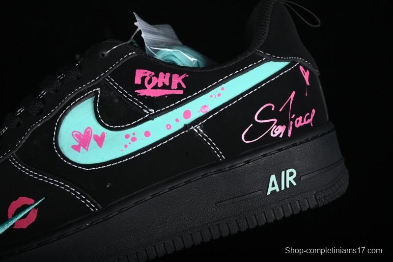 Nike Air Force 1 '07 Low Flame Red Lips Qixi Limited Edition Casual Sneakers - FB8971-005