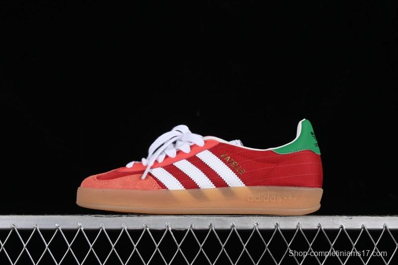 Adidas Originals Gazelle Indoor IF9641 Retro Casual Slip-Resistant Low-Top Sneakers - IF9641