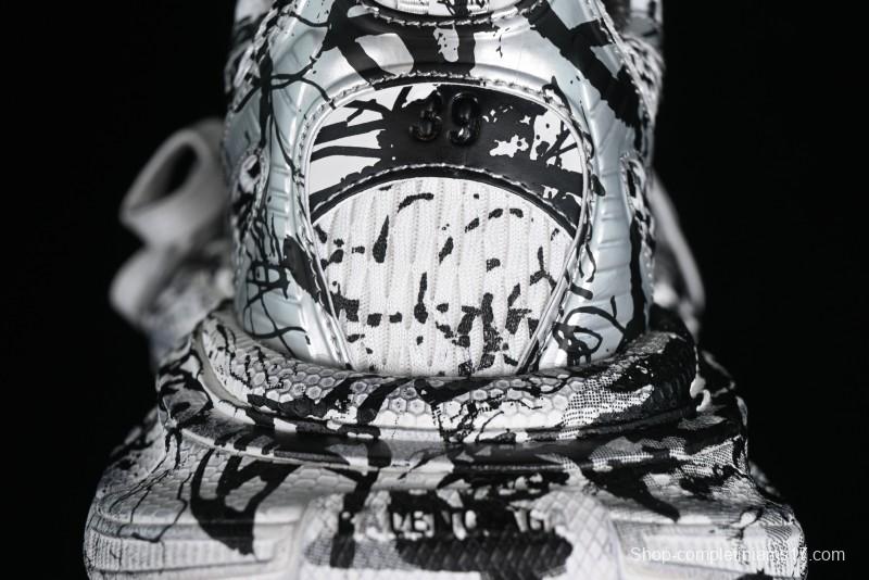 Balenciaga Phantom Sneaker Graffiti Running Shoes - W2RG39010