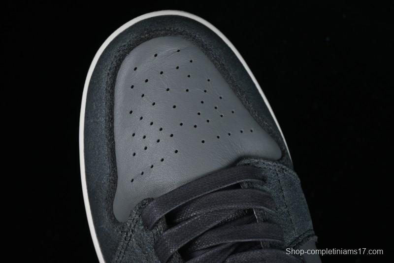 Nike Air Jordan 1 Mid Basketball Shoes in Space Gray - FJ3448-001