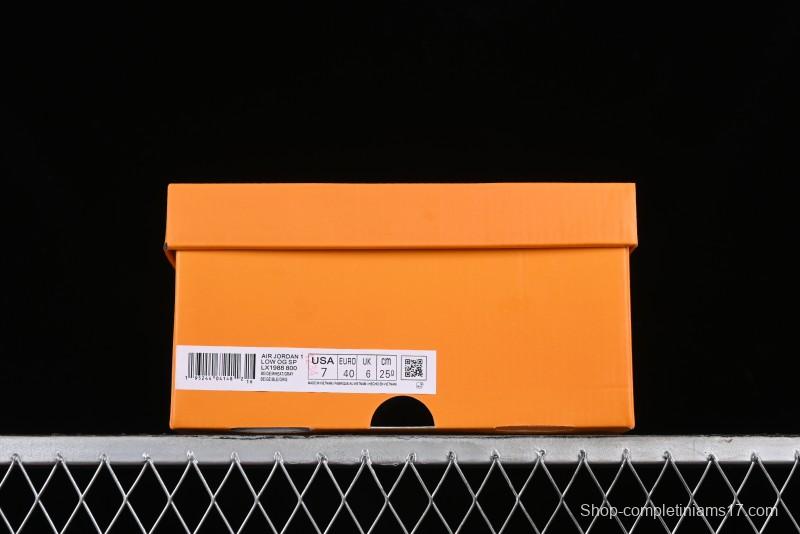 Nike Air Jordan 1 Low OG SP Travis Scott x Fragment Design Retro Sneakers - LX1988-800