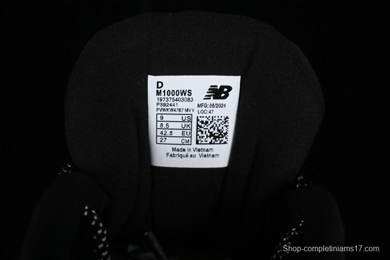 New Balance 1000 Series Retro Dad Style Low-Top Casual Running Shoes - M1000WS