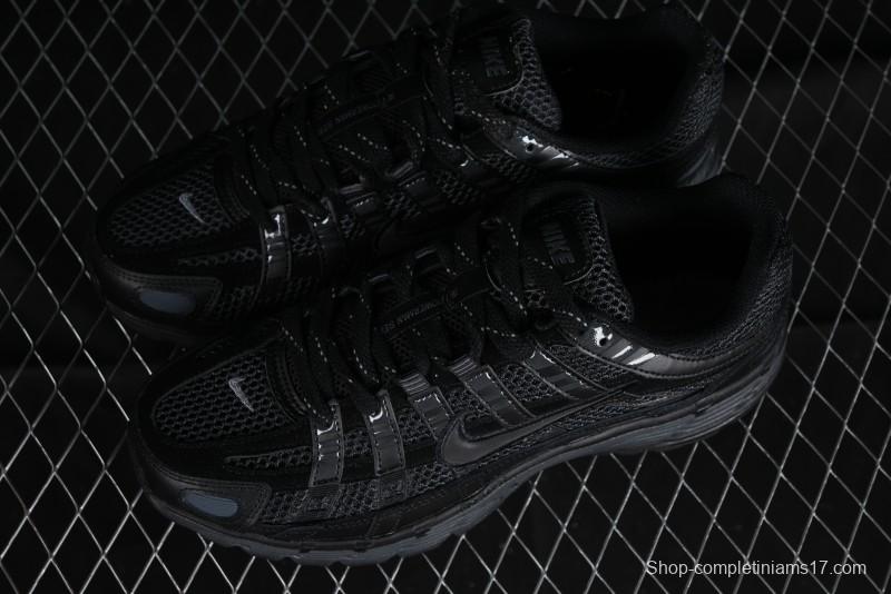 Nike P-6000 PRM Retro Casual Sneakers with Vintage Running Shoe Design - FQ8732-010