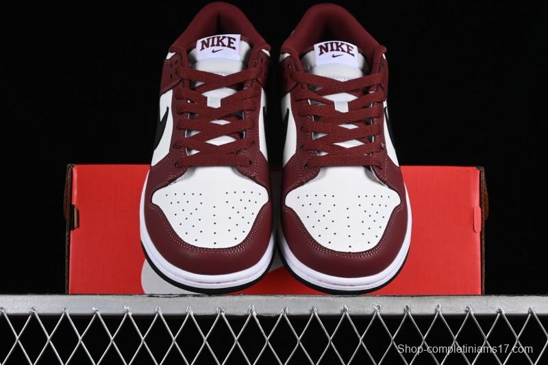 Nike Dunk Low SB Wine Red Black Low-Top Skateboarding Shoes - FJ4616-600