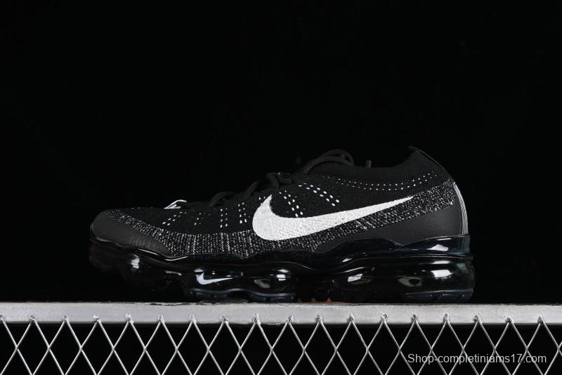 Nike Vapormax 2023 Flyknit Running Shoes with Full-Length Air Cushion - DV1678-001