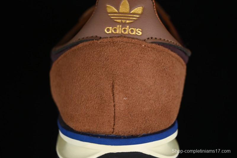 Adidas Originals SL 72 Retro Running Shoes with Nylon Upper and Suede Accents - IE3425