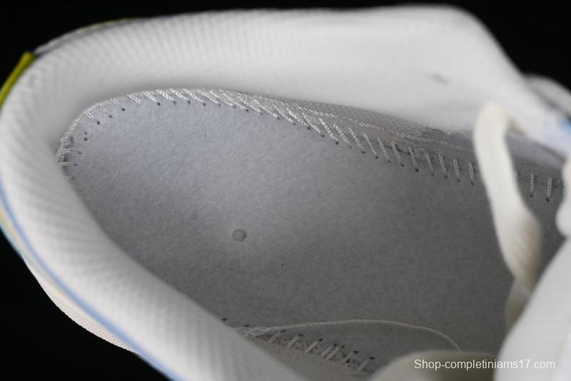 Nike Air Jordan 1 Low Stussy Collaboration - Blue Gold Custom High-End Basketball Shoes - WG8850-007