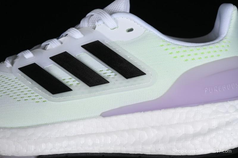 Adidas Pureboost 23 Running Shoes Lightweight Breathable with Full-Length BOOST Cushion - IF2398